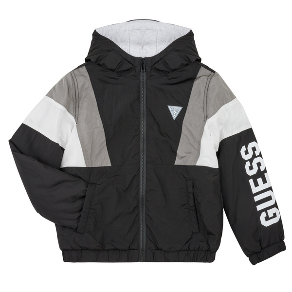  Guess  Kurtki Krótkie Dziecko Guess  Ls Hooded Padded Jacket W/ Zip  