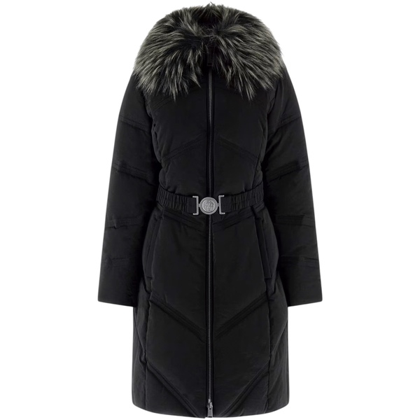  Guess  Kurtki Pikowane Guess  Alienor Long Belted Puffer W5bl33 Wg092  