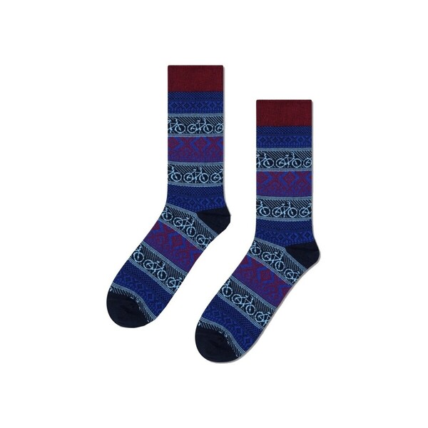  Happy Socks  Skarpetki Wysokie Happy Socks  Bike Jaquard  
