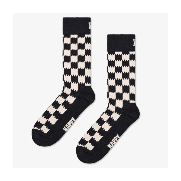  Happy Socks  Skarpetki Wysokie Happy Socks  Dizzy Check Sock  