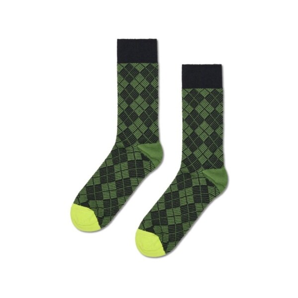  Happy Socks  Skarpetki Wysokie Happy Socks  Mini Argyle Jaquard  