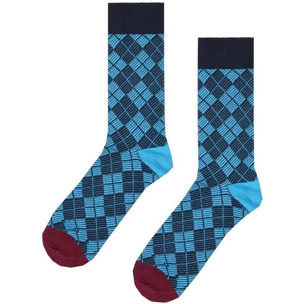 Happy Socks  Skarpetki Wysokie Happy Socks  Mini Argyle Jaquard  