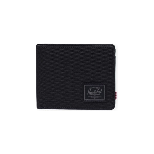  Herschel  Portfele Herschel  Roy + Coin Eco Wallet - Black Tonal  