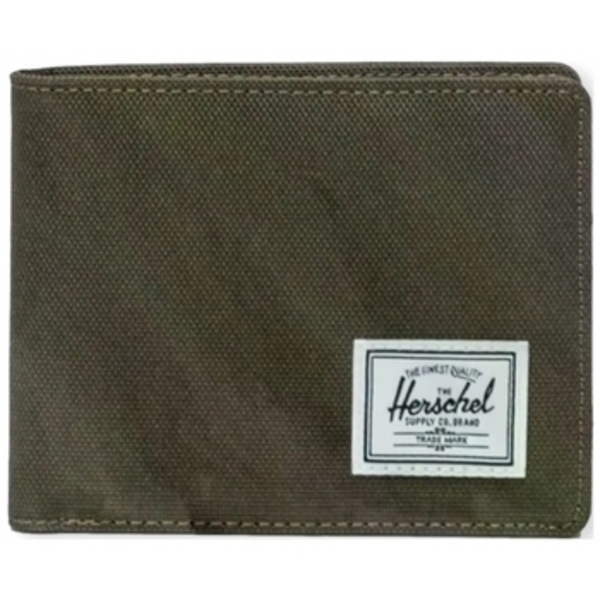  Herschel  Portfele Herschel  Roy + Coin Eco Wallet - Ivy Green  
