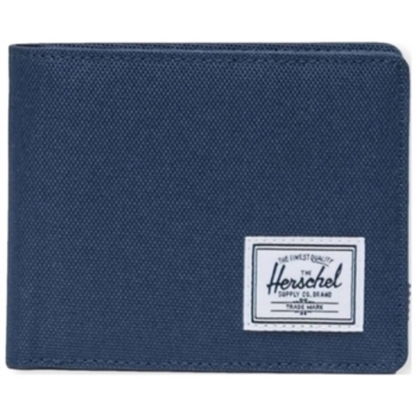  Herschel  Portfele Herschel  Roy + Coin Eco Wallet - Navy  