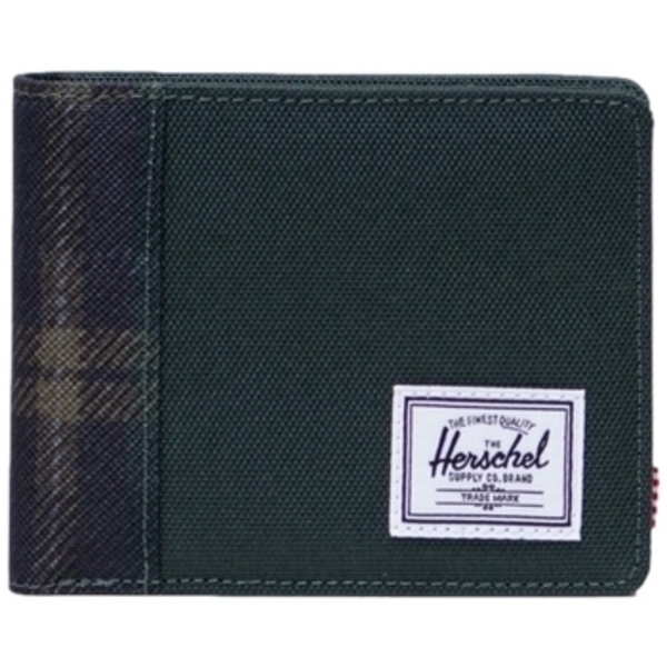  Herschel  Portfele Herschel  Roy Wallet - Darkest Spruce Winter  