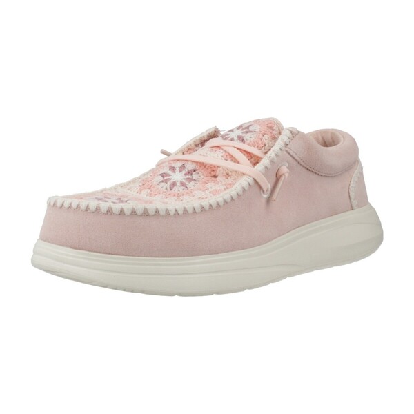  Heydude  Derby Heydude  Wendy Comf Suede Crochet  