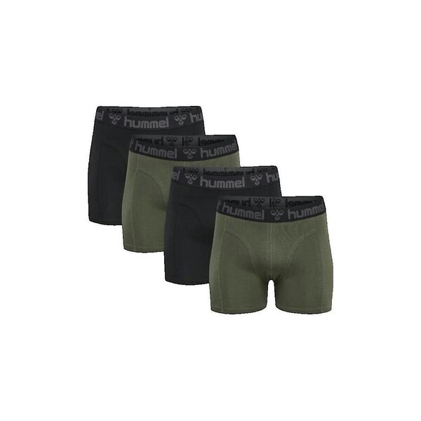  Hummel  T-shirty I Koszulki Polo Hummel  Boxers  Marston Coupe Ajustée Vert  