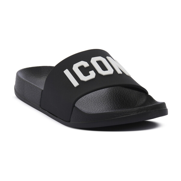  Icon  Klapki Icon  Black  