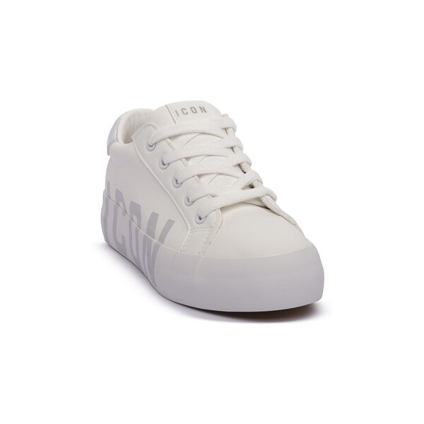 Icon  Trampki Icon  White Argento  
