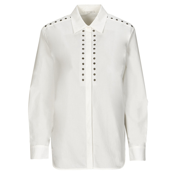  Ikks  Koszule Ikks  Chemise Ml Straight Cotton  