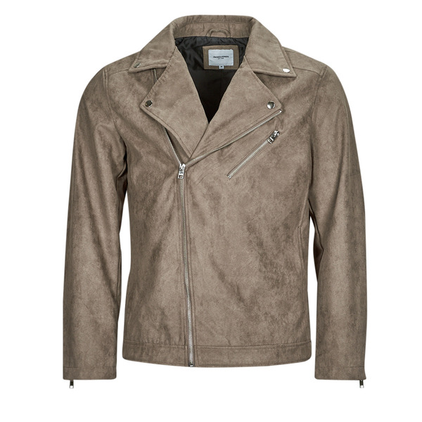  Jack & Jones  Kurtki Skórzane Jack & Jones  Jjrocky Faux Suede Biker Jacket  