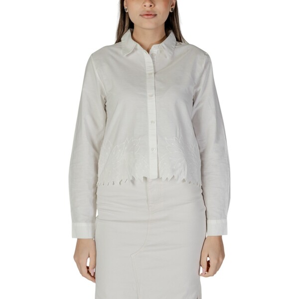  Jacqueline De Yong  Koszule Jacqueline De Yong  Jdynola L/s Short Shirt W. Emb. Wvn 15343797  