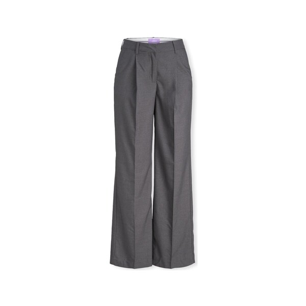  Jjxx  Spodnie Jjxx  Noos Ellis Wide Trousers - Dark Grey Melange  