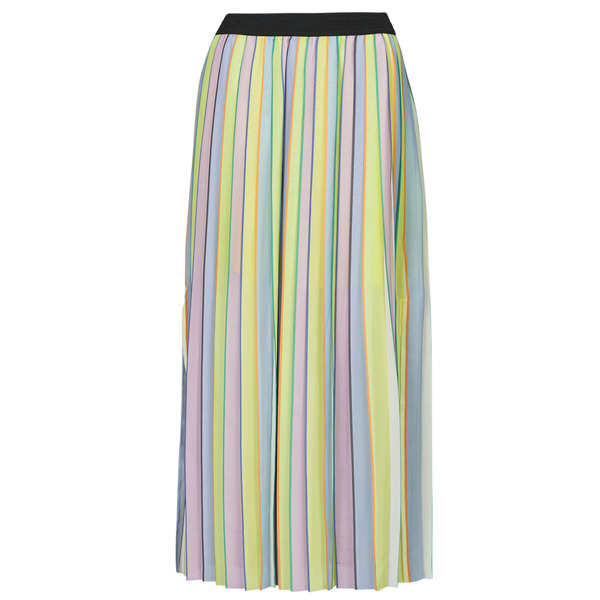  Karl Lagerfeld  Długie Spódnice  Karl Lagerfeld  Stripe Pleated Skirt  