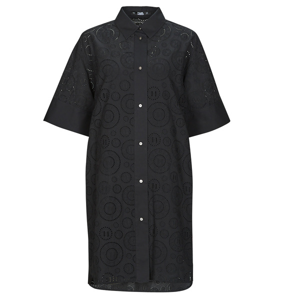  Karl Lagerfeld  Sukienki Krótkie Karl Lagerfeld  Broderie Anglaise Shirtdress  