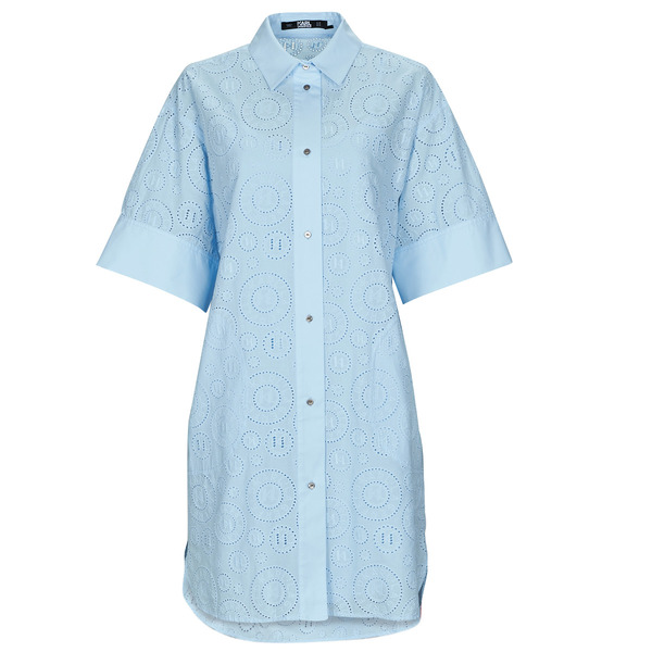  Karl Lagerfeld  Sukienki Krótkie Karl Lagerfeld  Broderie Anglaise Shirtdress  