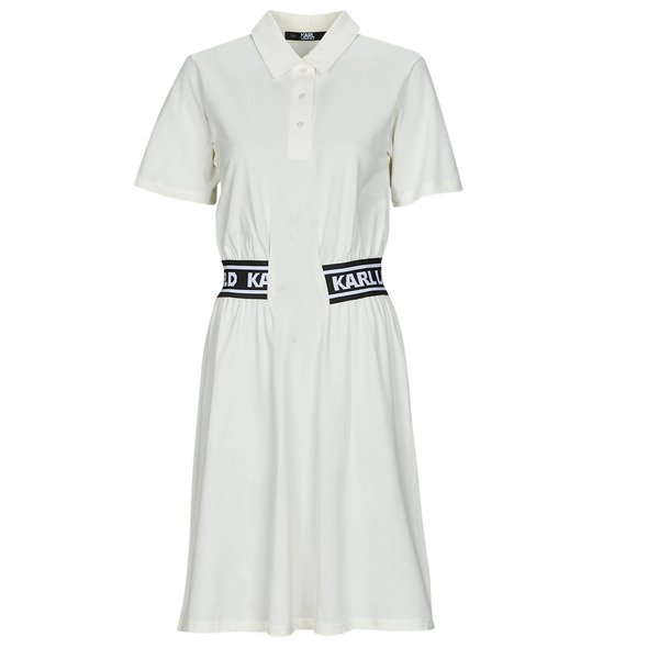  Karl Lagerfeld  Sukienki Krótkie Karl Lagerfeld  Pique Polo Dress  