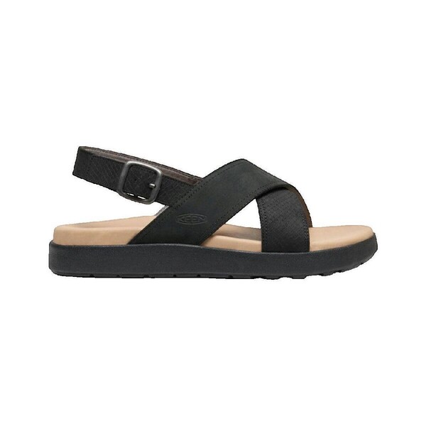  Keen  Płaskie Sandały  Keen  Sandale  Elle Luxe En Cuir Noir  