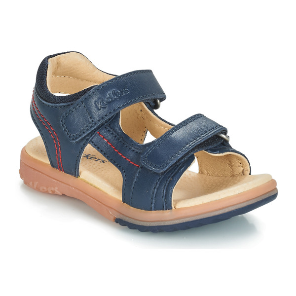  Kickers  Płaskie Sandały  Kickers  Platino  