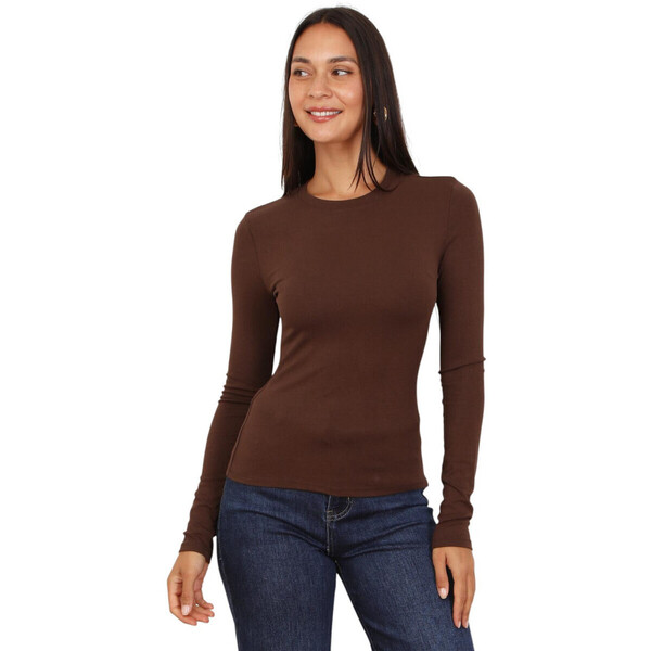  La Modeuse  T-shirty Z Długim Rękawem La Modeuse  76307_p180709  