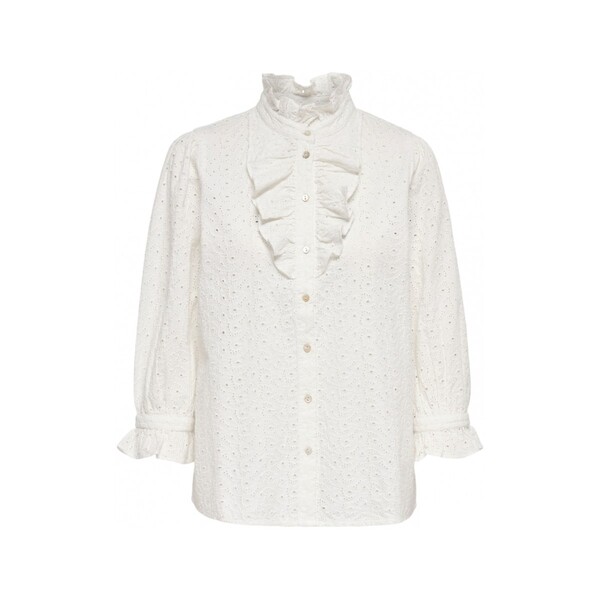  La Strada  Bluzki La Strada  Camisa Neela Broderie - Star White  