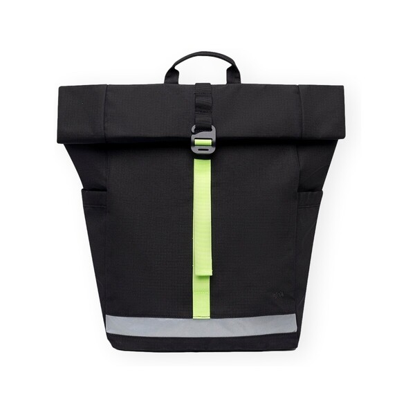  Lefrik  Plecaki Lefrik  Lars Roll Backpack - Black Lime  