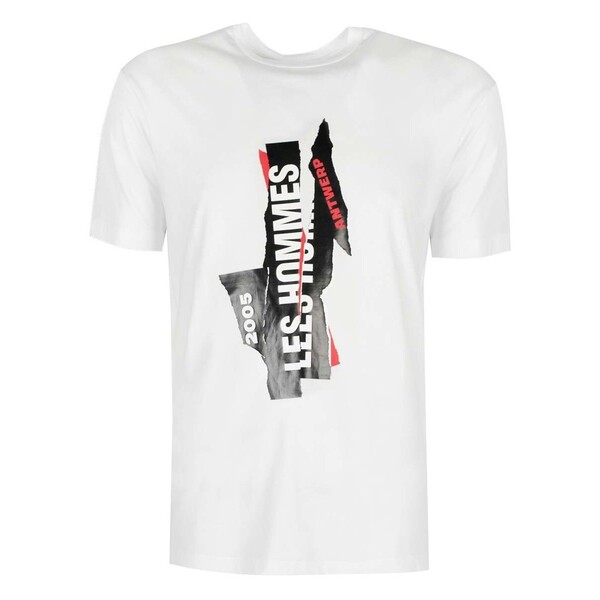  Les Hommes  T-shirty Z Krótkim Rękawem Les Hommes  Ljt224-710p | Logo  