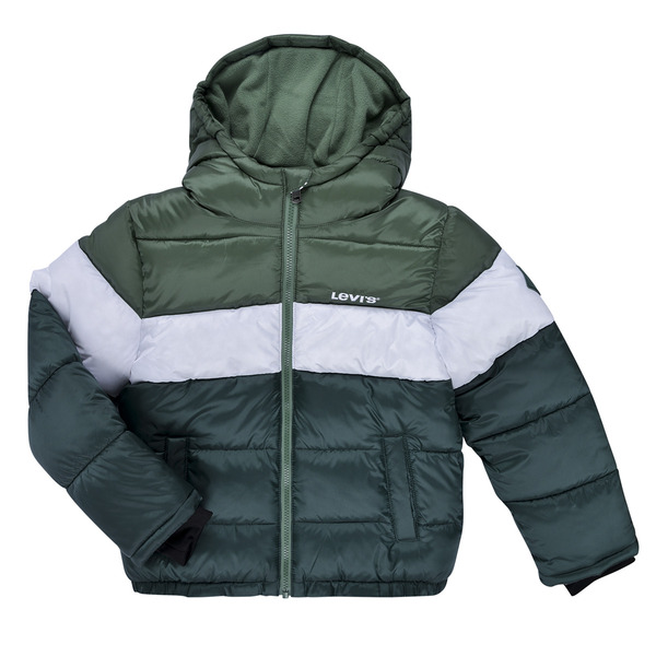  Levis  Kurtki Pikowane Dziecko Levis  Lvb Boy's Color Block Puffer  