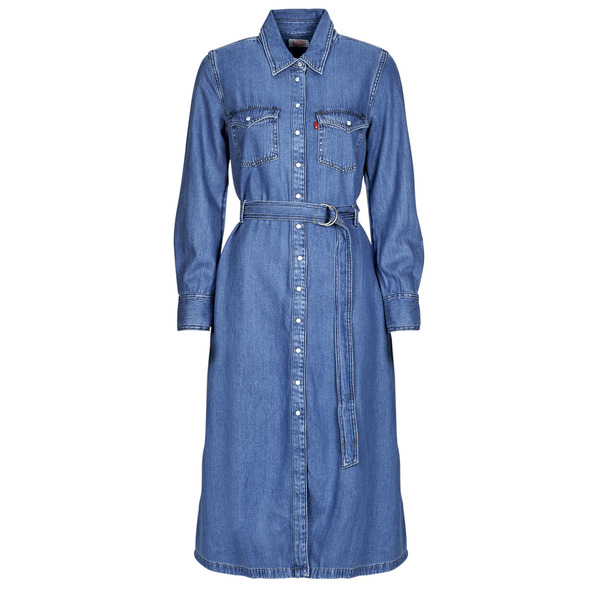  Levis  Sukienki Długie Levis  Quincey Ls Maxi Dress  