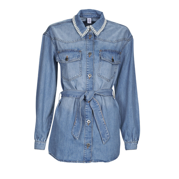  Liu Jo  Kurtki Jeansowe Liu Jo  Giacca Camicia  