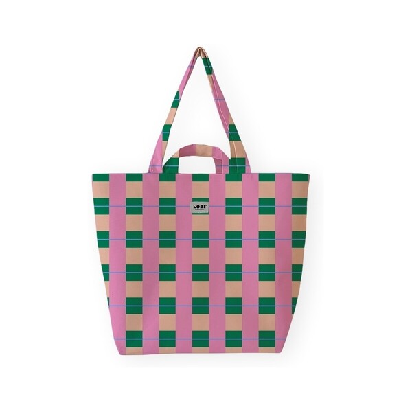  Lori Barcelona  Torby Shopper Lori Barcelona  Picnic Bag - Pink/green  