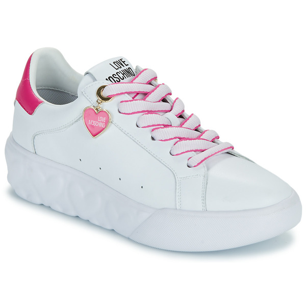  Love Moschino  Buty Love Moschino  Fuxia Heart+gold  