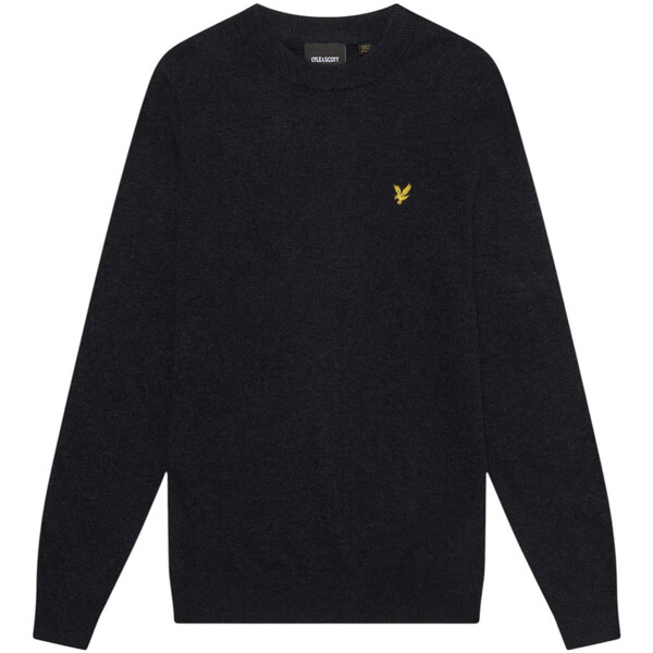  Lyle & Scott  Swetry Lyle & Scott  Lambswool Blend Crew Neck Jump Kn2114vc  