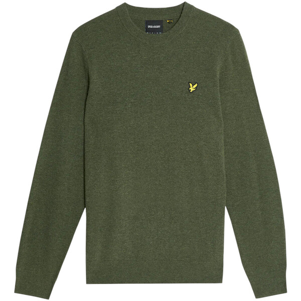  Lyle & Scott  Swetry Lyle & Scott  Lambswool Blend Crew Neck Jump Kn2114vc  