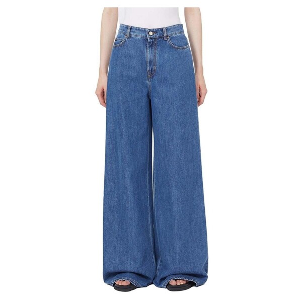 Maxmara Studio  Szerokie Dżinsy Maxmara Studio  Mstsarong  