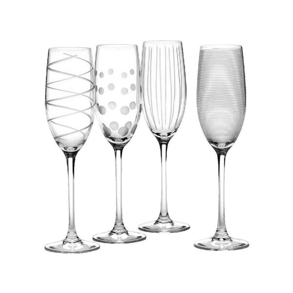  Mikasa  Dom > Dekoracje świąteczne Mikasa  Flûtes à Champagne  Cheers En Verre Cristal Transparent  