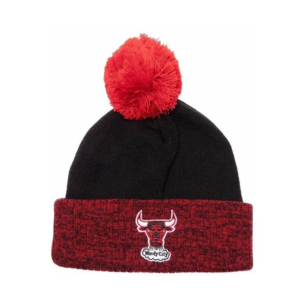  Mitchell And Ness  Czapki Mitchell And Ness  Two Tone Pom Beanie Hwc Chicago Bulls  