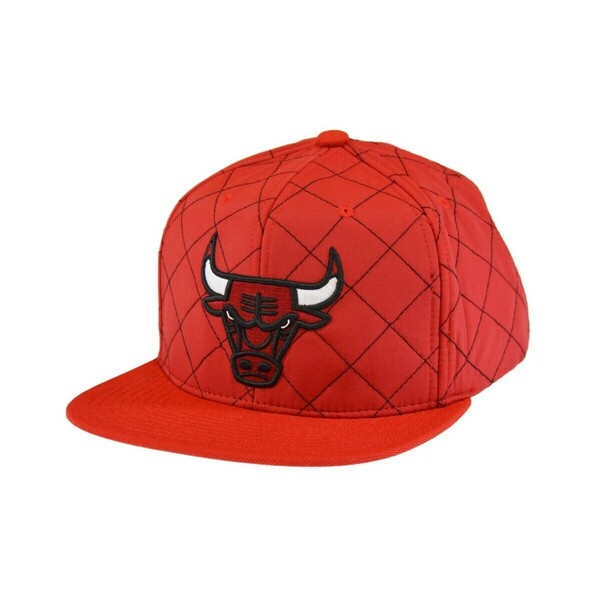  Mitchell And Ness  Czapki Z Daszkiem Mitchell And Ness  Nba Quilted Taslan Snapback Chicago Bulls  