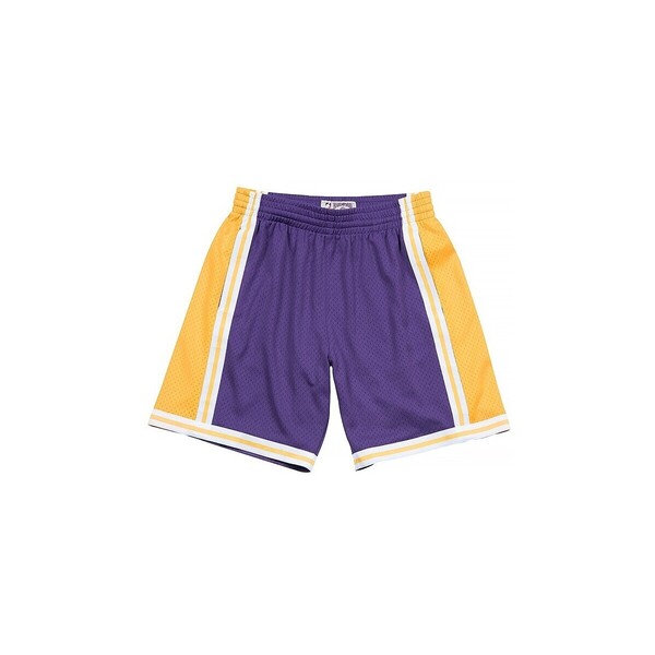  Mitchell And Ness  Spodnie 7/8 I 3 / 4 Mitchell And Ness  Nba Swingman Los Angeles Lakers  
