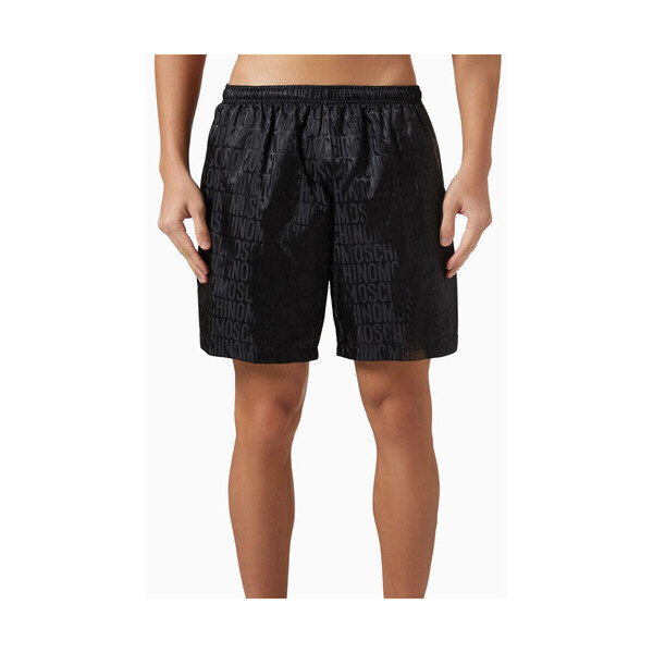  Moschino  Szorty I Bermudy Moschino  Swim Short De Bain V6122 Black  