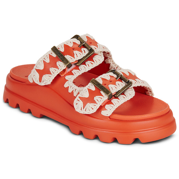  Mou  Klapki Mou  Eva One-piece Slide Two-buckle  