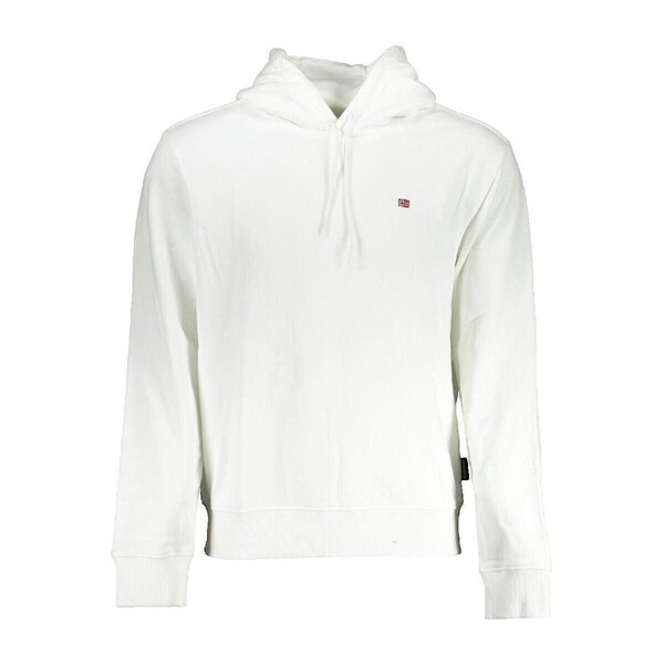  Napapijri  Bluzy Z Kapturem Napapijri  Sweat à Capuche  Balis Blanc  