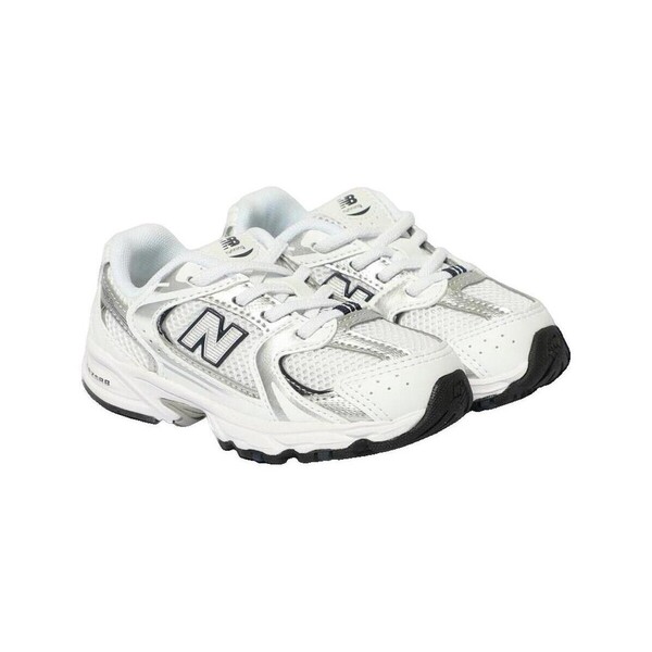  New Balance  Buty Dziecko New Balance  Chaussures  530 Bungee Lace Blanc  