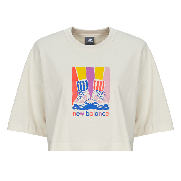  New Balance  T-shirty Z Krótkim Rękawem New Balance  Athletics Gradient Shoes T-shirt  