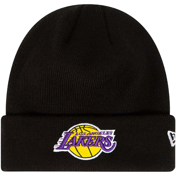 New-era  Czapki New-era  Essential Cuff Beanie Los Angeles Lakers Hat  
