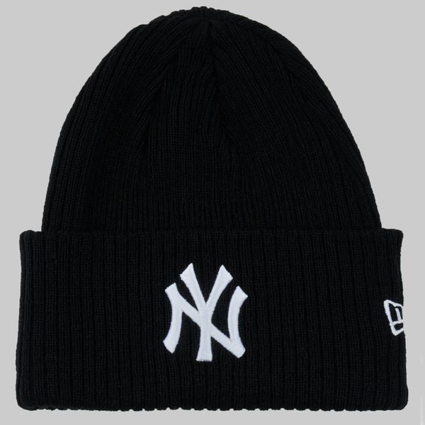  New-era  Czapki New-era  Wide Cuff Beanie New York Yankees Blk  