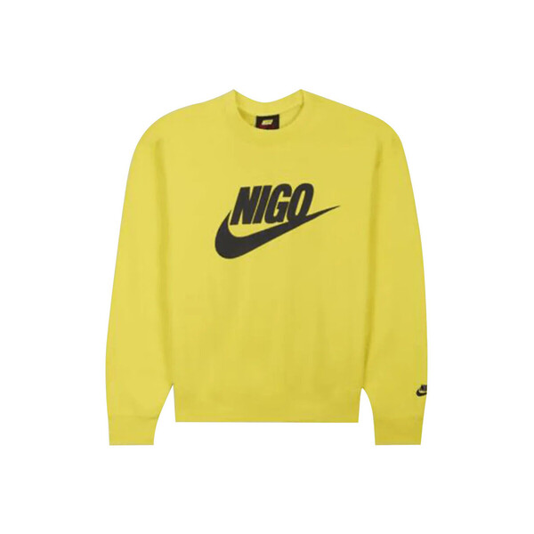  Nike  Trampki Nike  X Nigo Fleece Crew Sweatshirt Yellow  