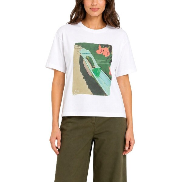  Niu'  T-shirty Z Krótkim Rękawem Niu'  Ss26594j300  