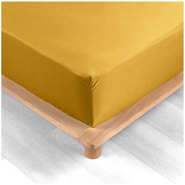  No Name  Prześcieradło Z Gumką No Name  Drap Housse 180x200 Cm  Percale 100% Coton  Bonnet 30 Cm  